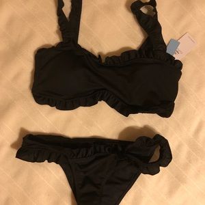 Cupshe Only Love Solid Bikini Set - M